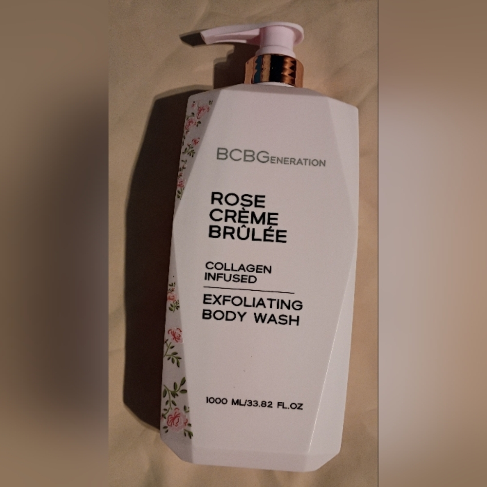 New & Unused BCBGeneration  Collagen Infused Exfoliating Body Wash, 33.82 Fl Oz